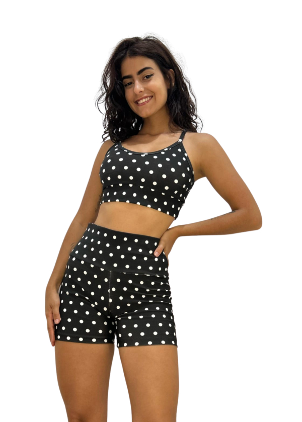 w2 por 1 Conjunto de Short Em Poá - Image 2