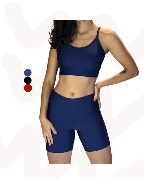 Conjunto de Short Liso em Suplex Do 36 ao 42